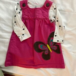 Baby Girl Jumper and Shirt. Extra shirt Included. 12 Month. Excellent Condition